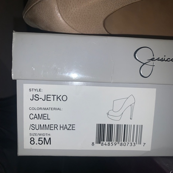 Jessica Simpson Jetko Platform Heel sz 8.5 - Picture 6 of 7